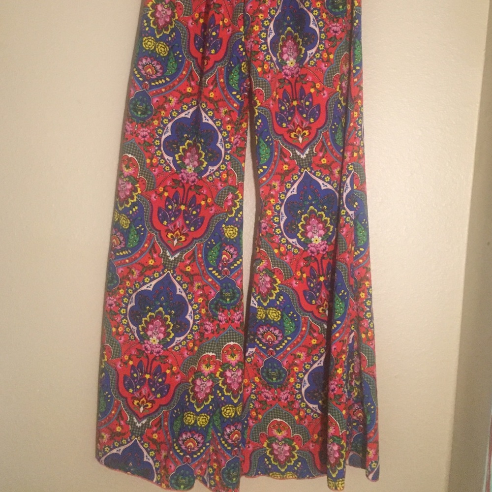 Wide leg funky party pants!